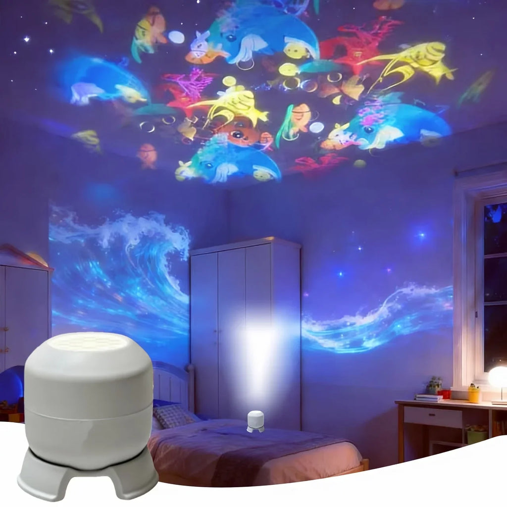 GalaxySpin™ Projection Lamp 🌌✨ — Rotating Lights, Magical Atmosphere